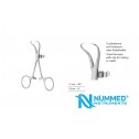 Backhaus Towel Forceps With Clip for Tubing or Cable